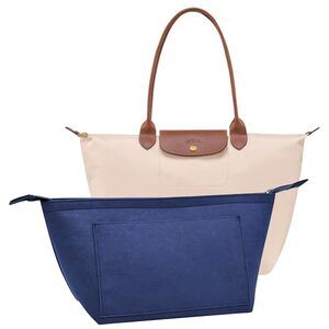 6942 Purse Organizer Insert for Longchamp Le Pliage Handbag Insert Blue